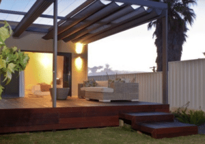 Pleated Patio Shades