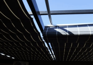 Pleated Patio Shades