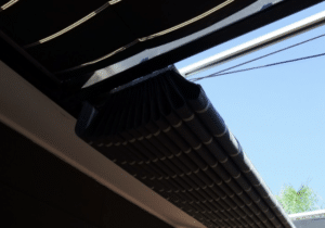 Pleated Patio Shades